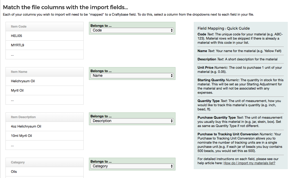 Upload Materials with our new Excel Importer!